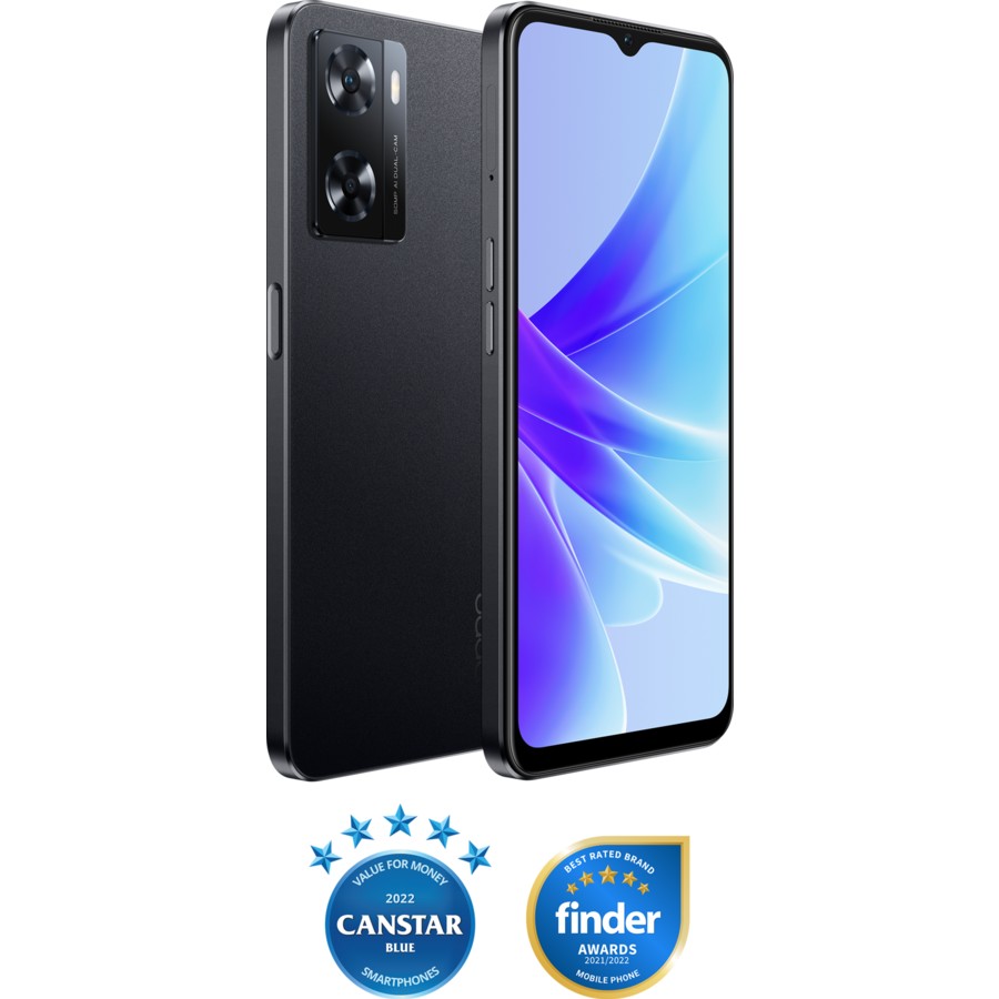 OPPO A57s Starry Black (Dual Sim Unlocked', 50MP Camera, 33W Fast Charging)