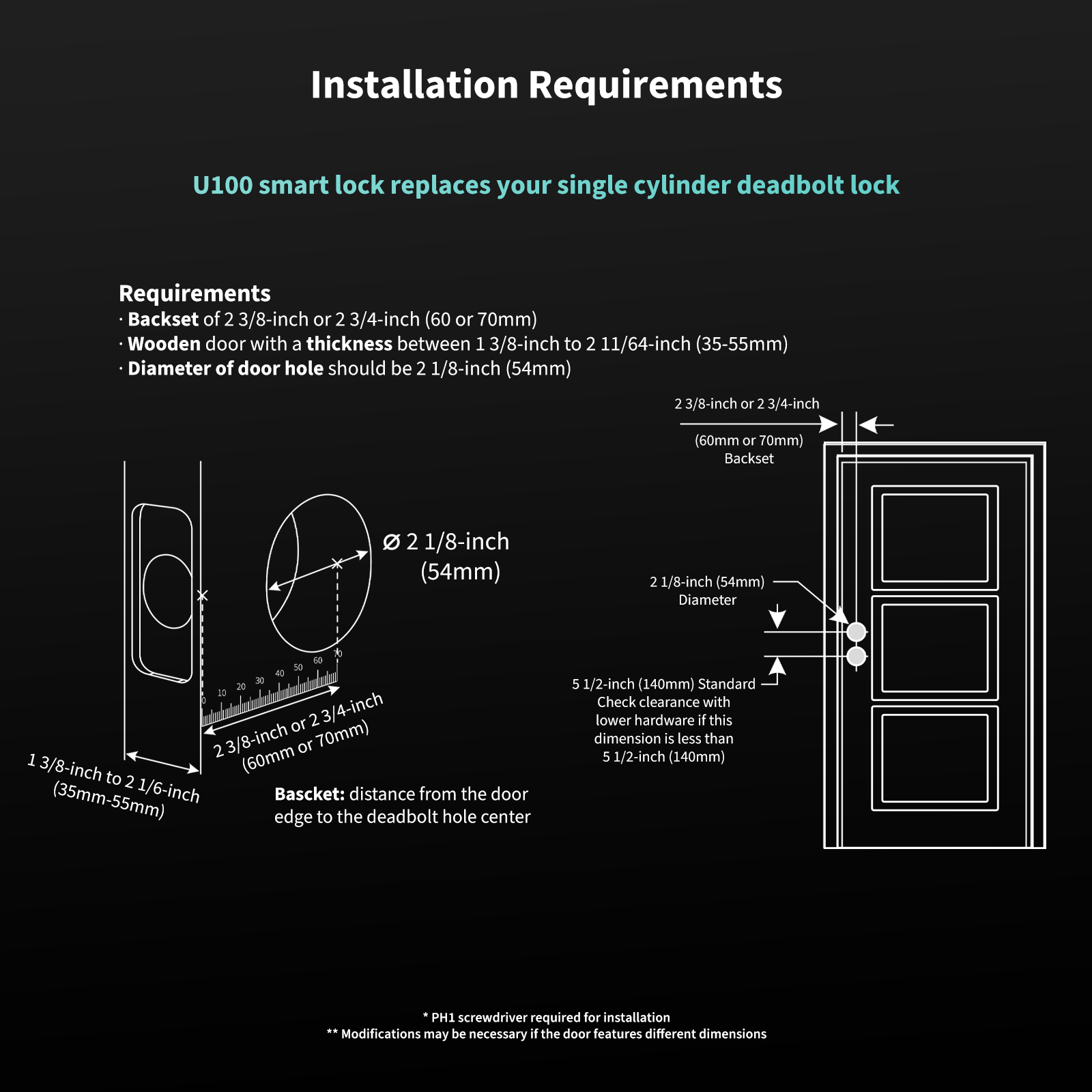 Aqara Smart Lock U100 with M100 Hub Kit (Silver)