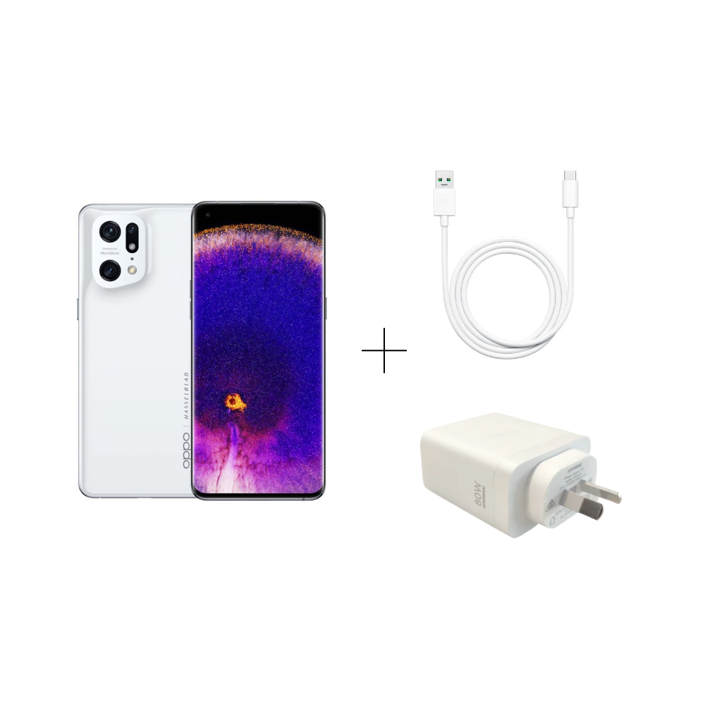 OPPO Find X5 Pro 5G Ceramic White (CPO, 12+256, Dual Sim Unlocked, AU Stock)