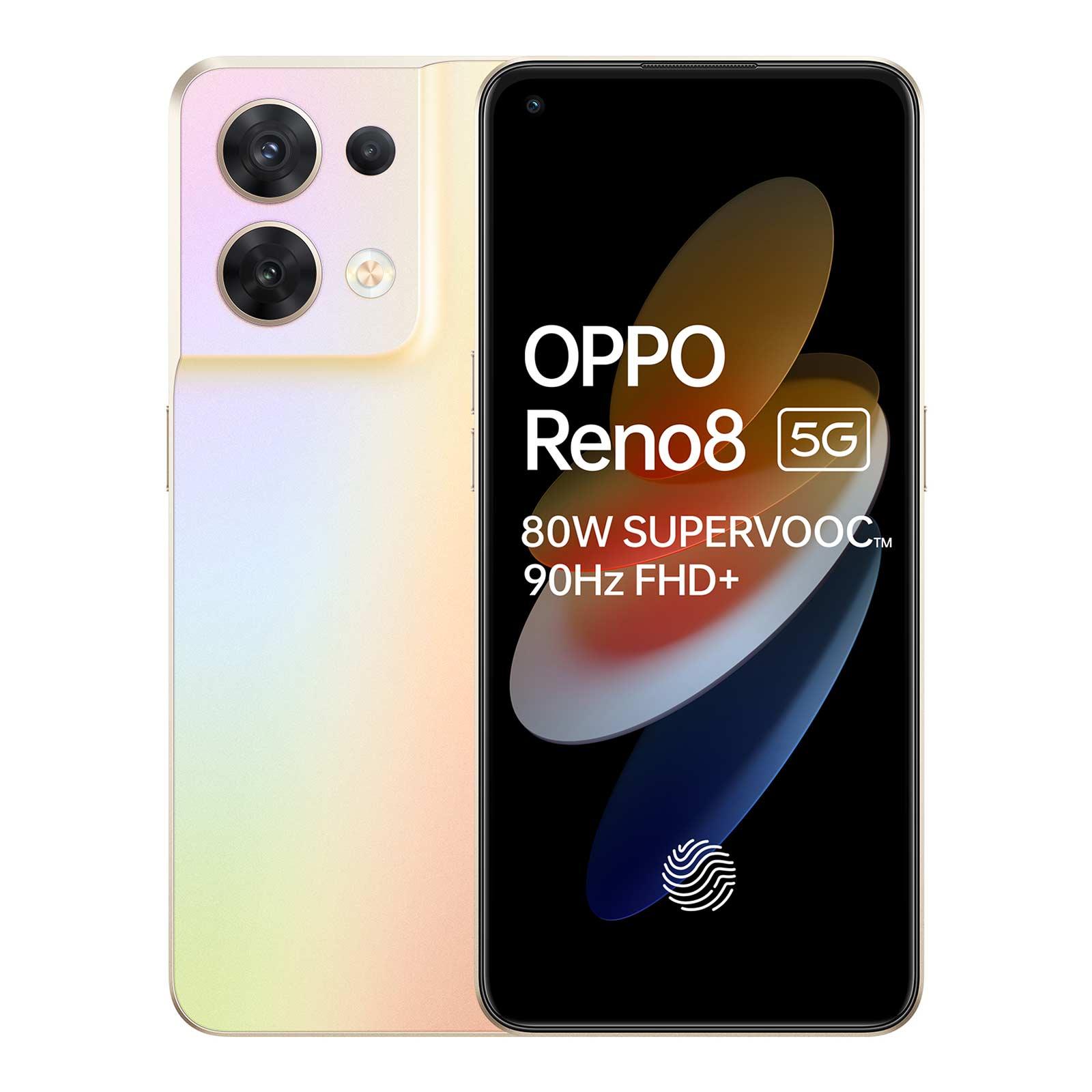 OPPO Reno 8 5G (80W Supervooc, Dual Sim Unlocked, 8+256)
