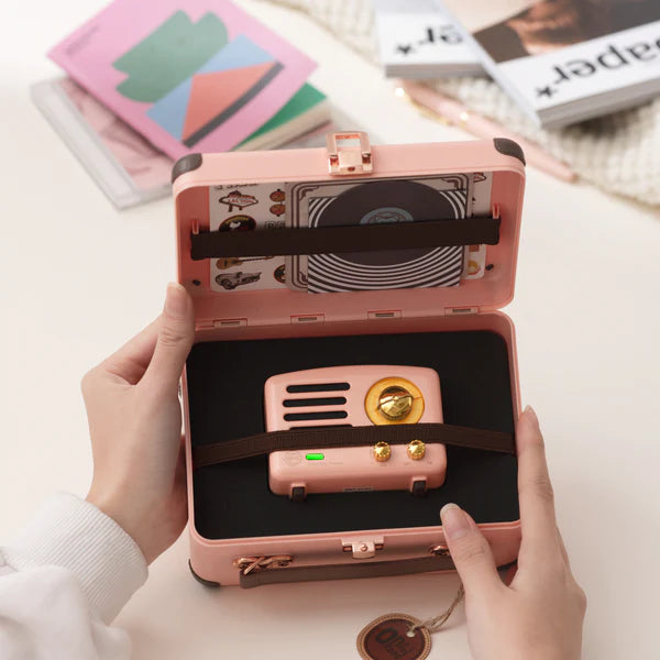MUZEN OTR Metal FM Radio Bluetooth Speaker - Pink