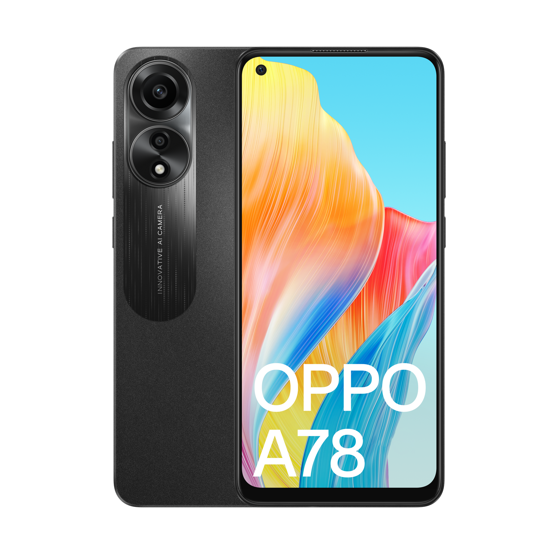 OPPO A78 4G Mist Black (67W SUPERVOOC Charging, 50MP AI Camera, AMOLED Display, Dual Sim Unlocked)