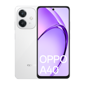 OPPO A40 Starlight White, 6GB/128GB, (CPH2669AU White)**, 6.67", HD+ LCD, 90Hz, 50MP/5MP, Dual SIM, 5100mAh, 2YR