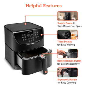 COSORI Air Fryer CP158 (Large 5.5L, LED Touch Digital Screen)