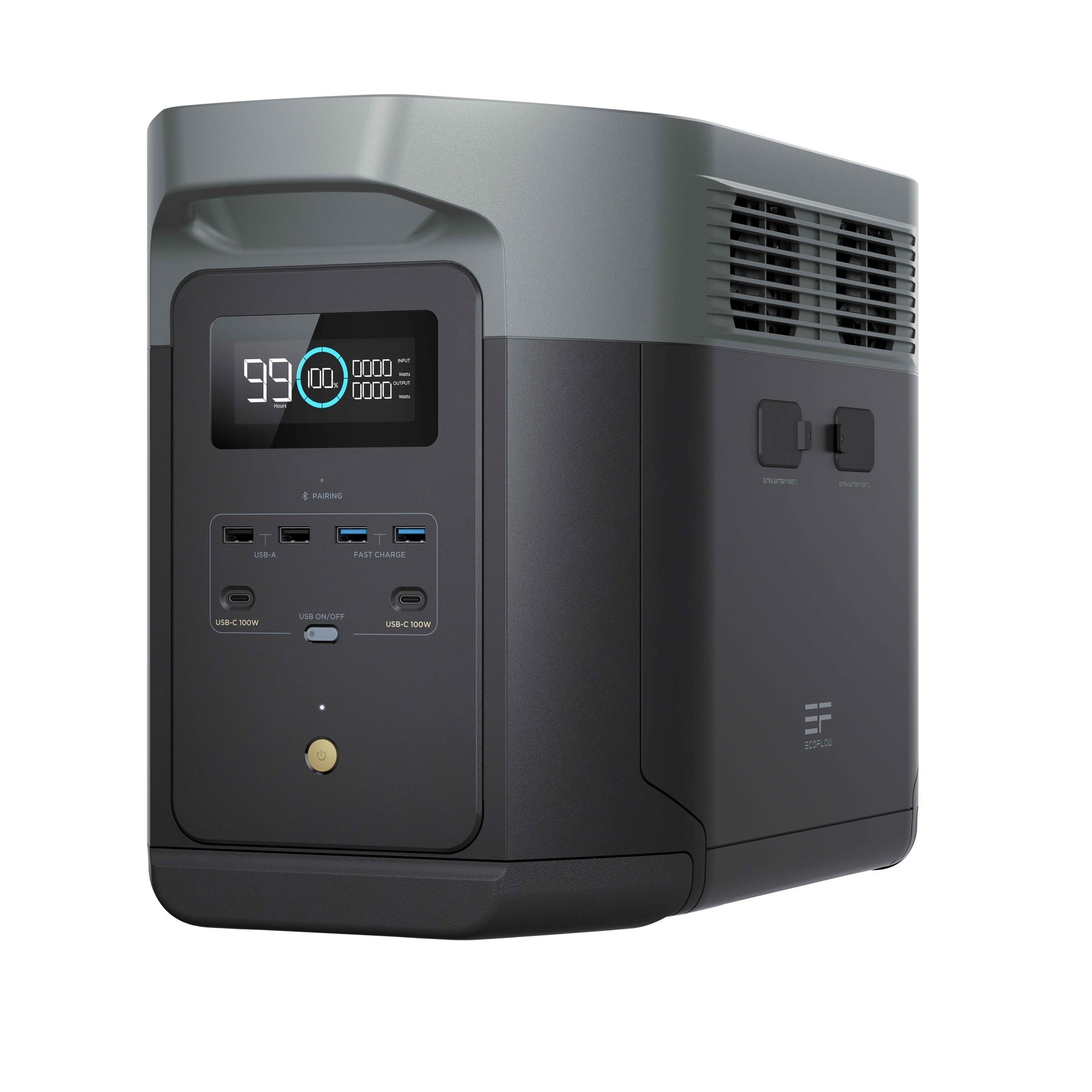 EcoFlow Delta 2 Max Power Station (2048Wh Capacity, 2400W Output, 23.15Kg, 3000 Cycles)