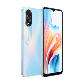 OPPO A18 with Free Konec $25 Sim - Glowing Blue, 6.56", HD+, 90Hz, 4GB/128GB, 8MP/5MP, Dual SIM, 5000mAh,2YR