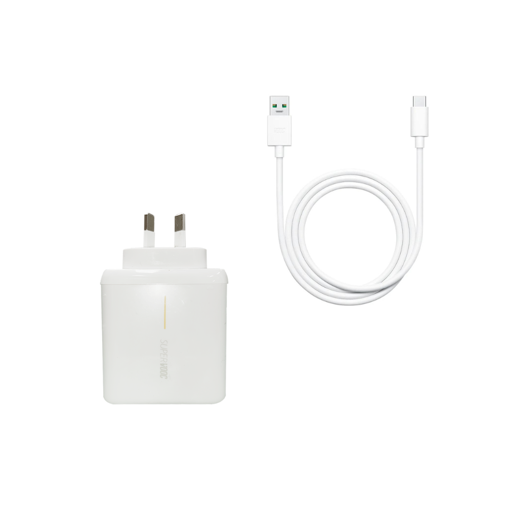 OPPO SuperVOOC 2.0 65W Power Adaptor with OPPO Supervooc USB-C Cable