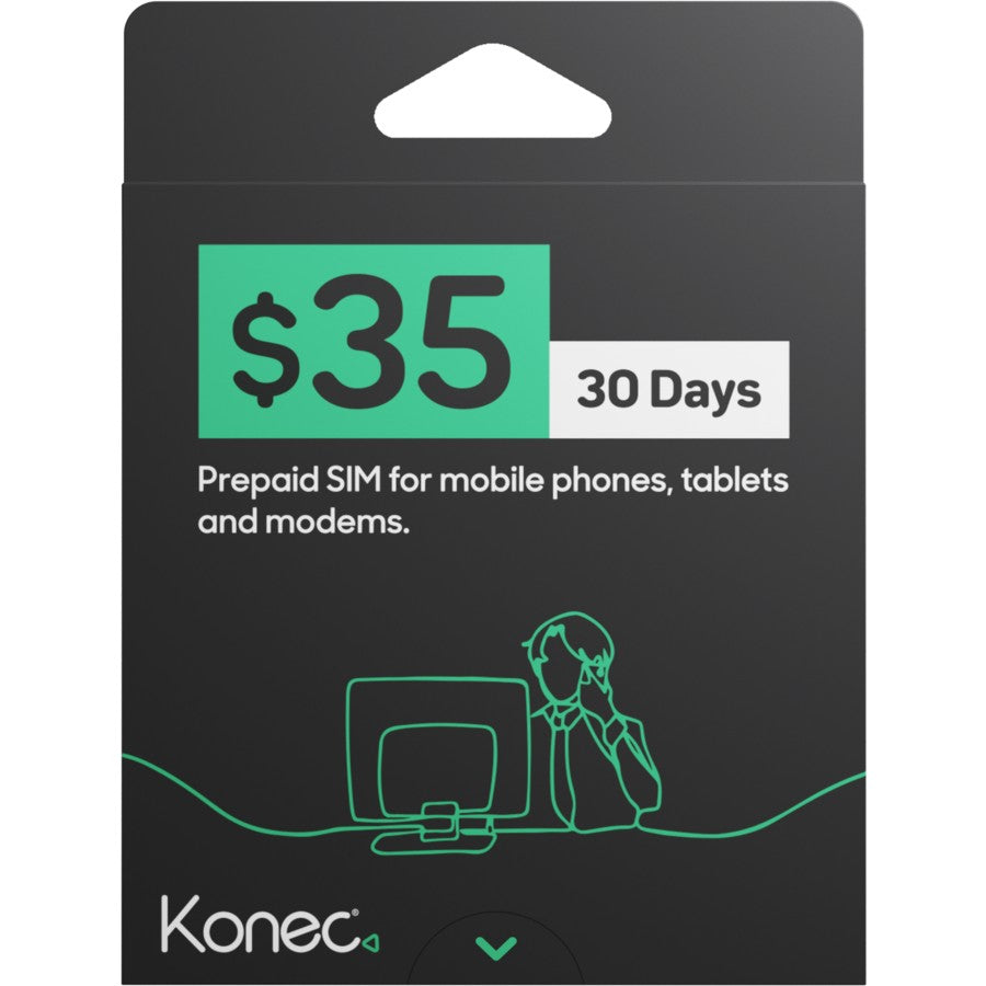 Konec OPPO A78 5G Prepaid Mobile Bundle Black (Konec 35 plan Included, 6.56'', 4+128GB, 50MP Camera)