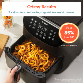 COSORI Smart Wifi Air Fryer 5.5L CS158-AF (Mobile Phone control with VeSync App, Google Assistant Voice control)