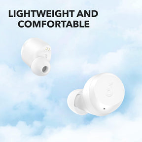 Soundcore A20i True Wireless Earbuds White (APP Control, IPX5 Waterproof, 28H Playtime, AI-Enhanced Calls)