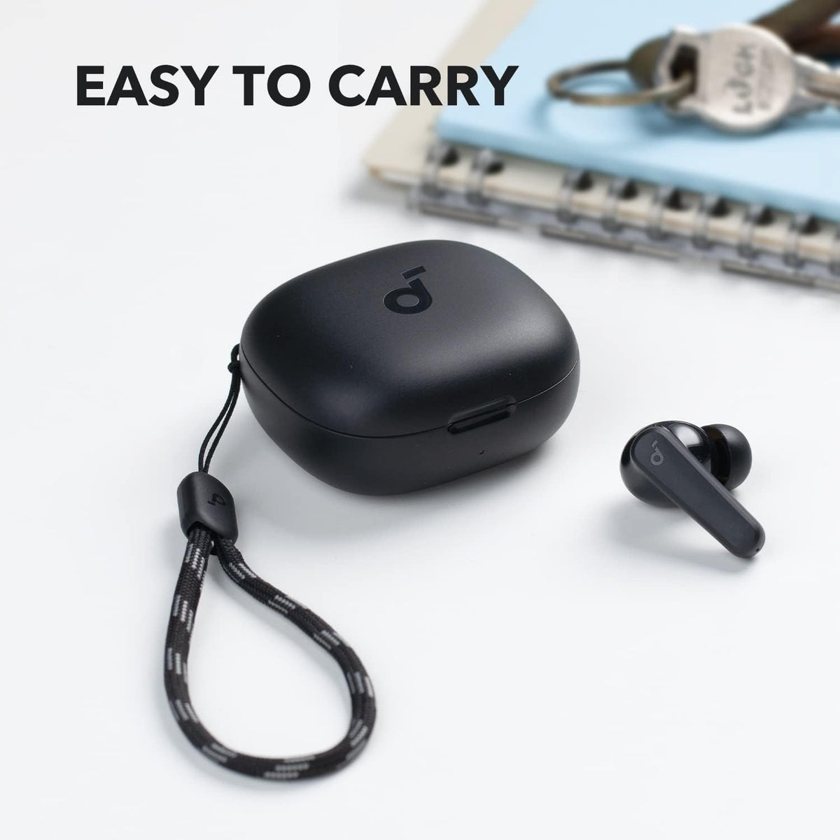 Soundcore P20i True Wireless Earbuds Black (APP Control, IPX5 Waterproof, 28H Playtime, AI-Enhanced Calls)