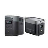 EcoFlow Delta 2 Max Power Station + Delta 2 Max Extra Battery (4096Wh, 2400W)