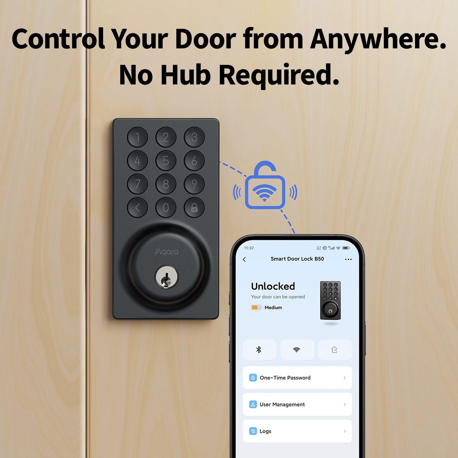 Aqara Smart Door Lock B50 Black
