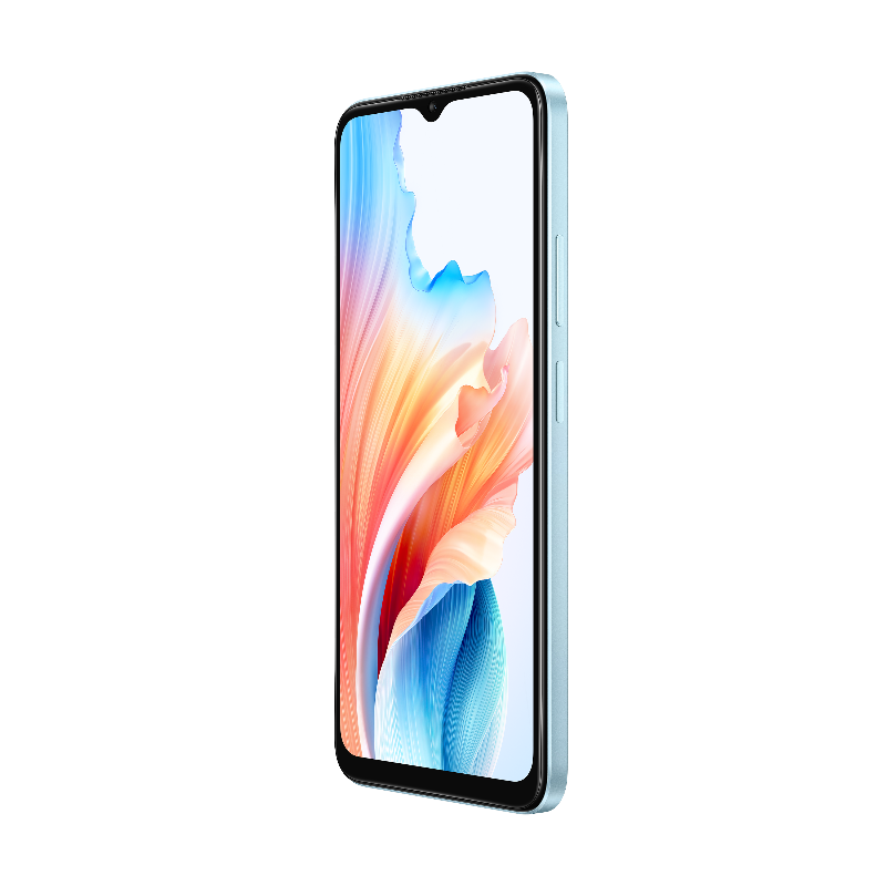 OPPO A18 with Free Konec $25 Sim - Glowing Blue, 6.56", HD+, 90Hz, 4GB/128GB, 8MP/5MP, Dual SIM, 5000mAh,2YR