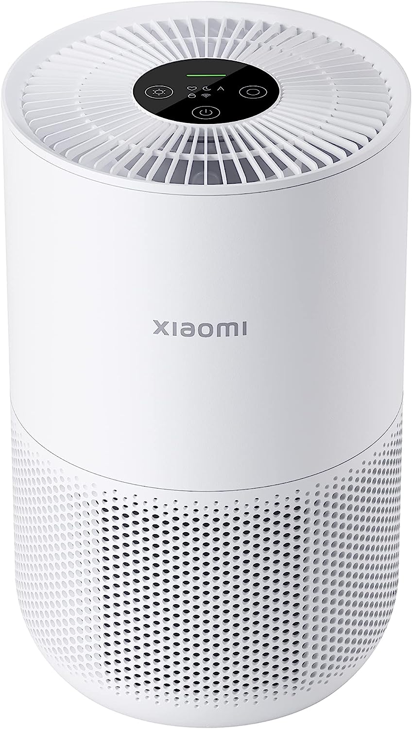 Xiaomi Smart Air Purifier 4 Compact Global Version (Up to 42m2 Room Size, Traps 99.97% of particles)