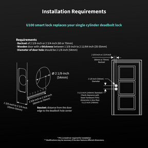 Aqara Smart Lock U100 with M100 Hub Kit (Silver)