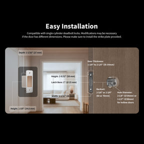 Aqara Smart Lock U400 Kit Black