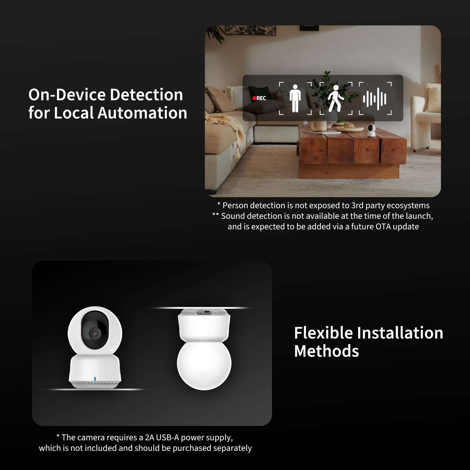 Aqara Camera E1 (WiFi 6 Connectivity, 2K Resolution, Apple Homekit Supported)