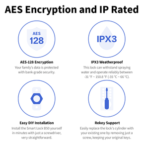 Aqara Smart Door Lock B50 Black