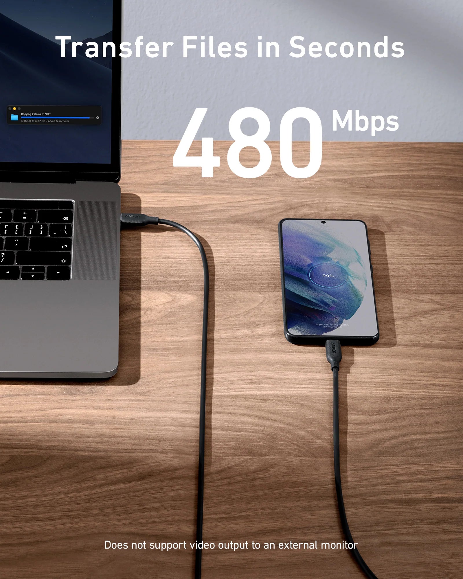 Anker PowerLine III USB-C to USB-C 100W 2.0 Cable 6ft Black