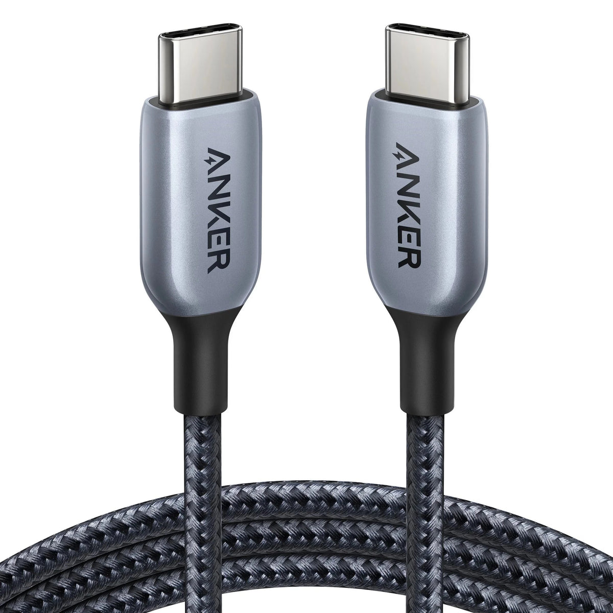 Anker 765 USB-C to USB-C Cable (140W 3ft Nylon) -Gray