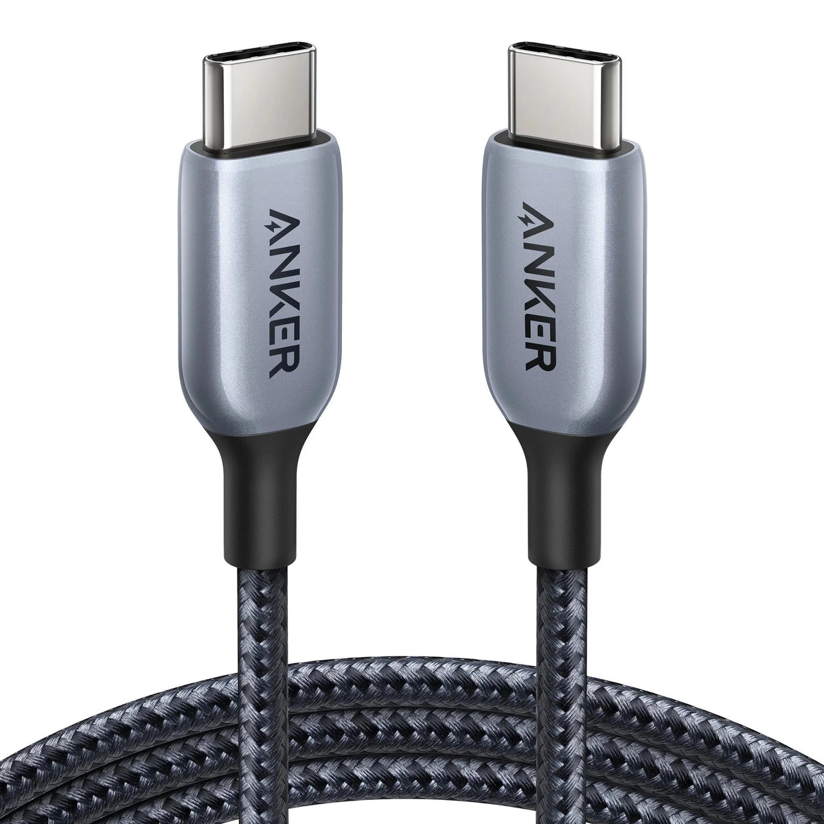 Anker 765 USB-C to USB-C Cable (140W 6ft Nylon) -Gray