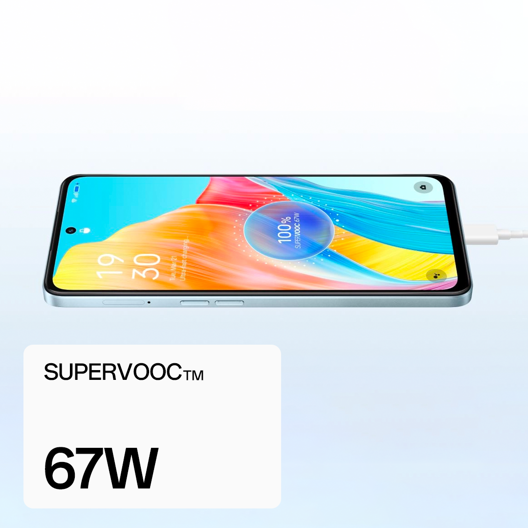 OPPO A98 5G Dreamy Blue (8+256, 67W Supervooc Charging, 64MP Camera, Dual Sim Unlocked)