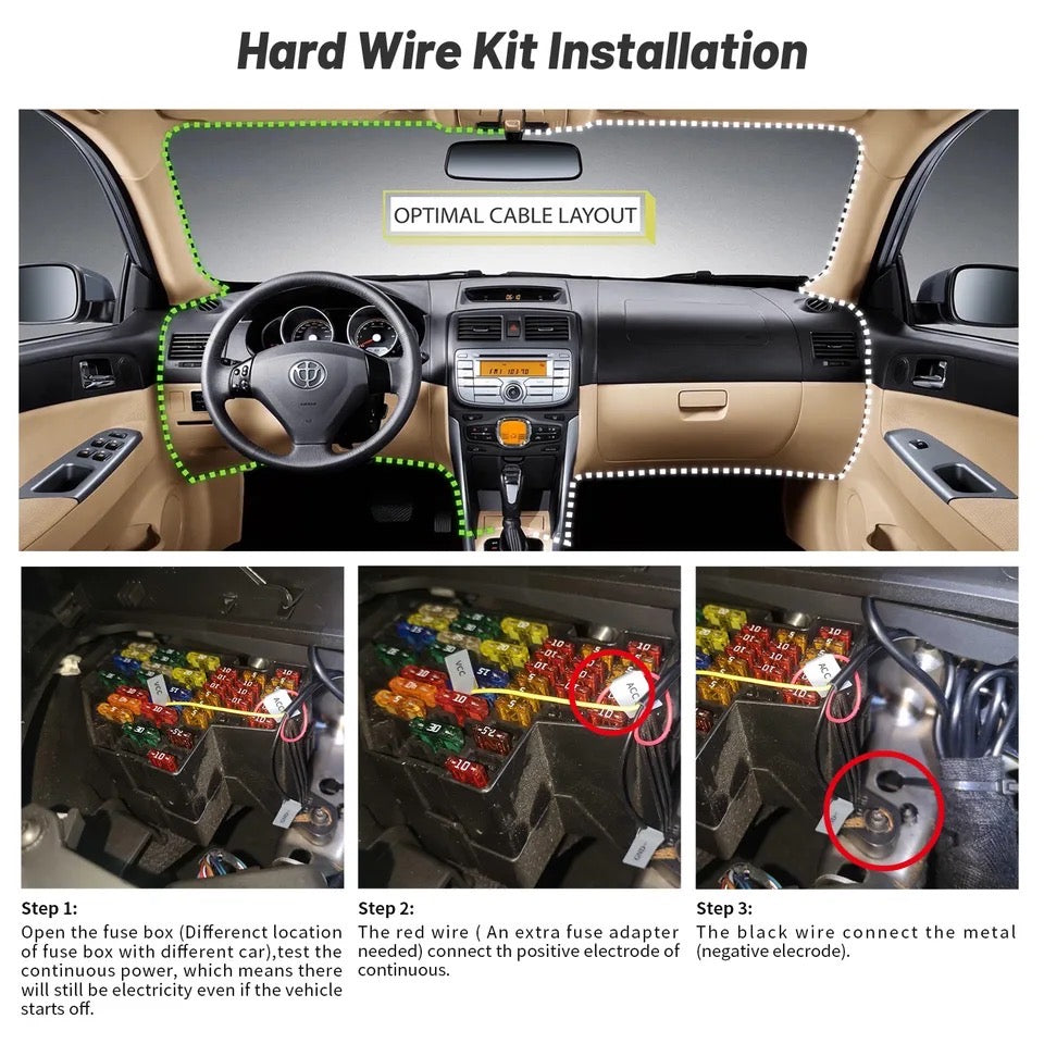 DDPAI Hardwire Kit for Z50 Dual GPS Dash Cam
