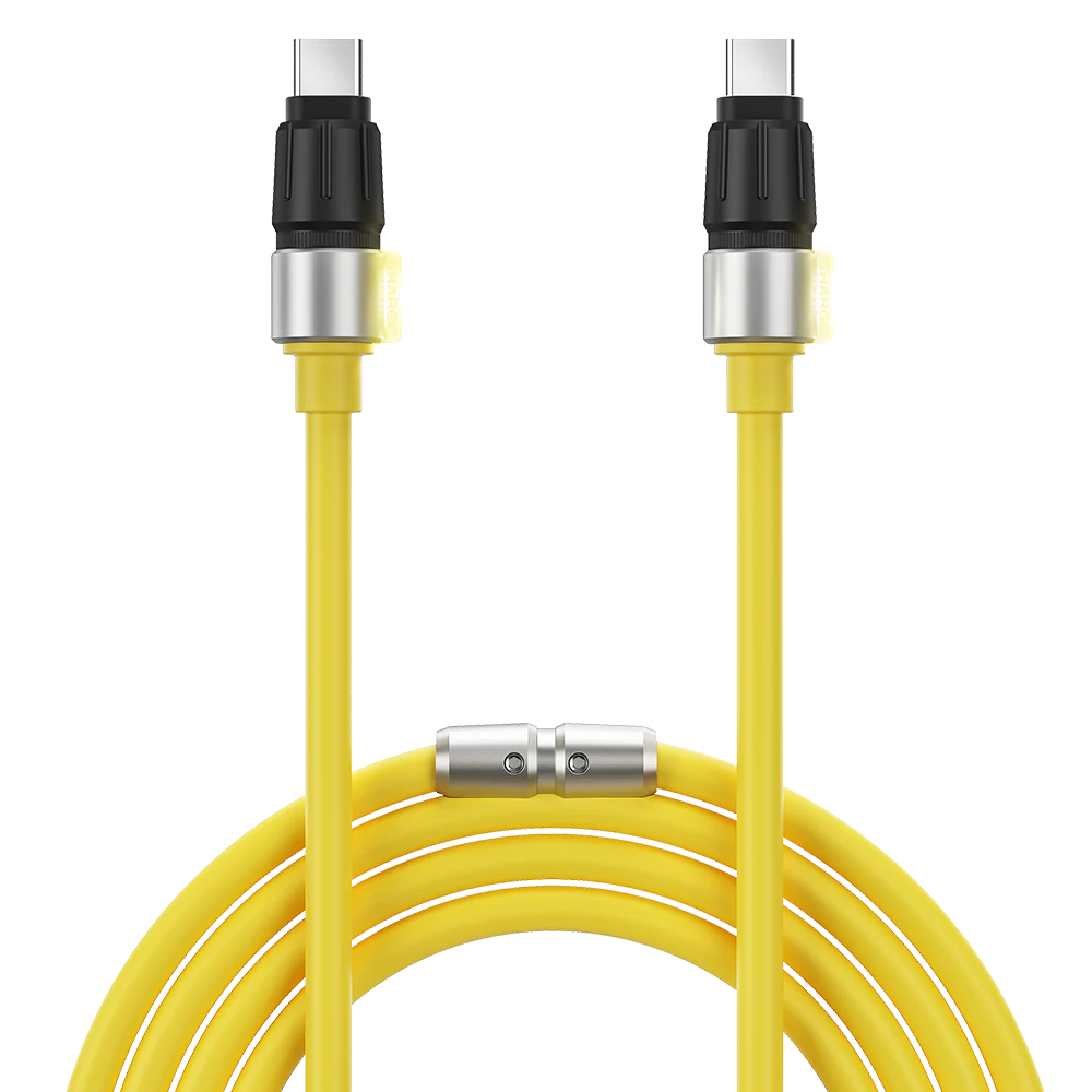 Shargeek Phantom USB-C to USB-C Cable (100W, 30000-bend Lifespan, CyberPunk Port)