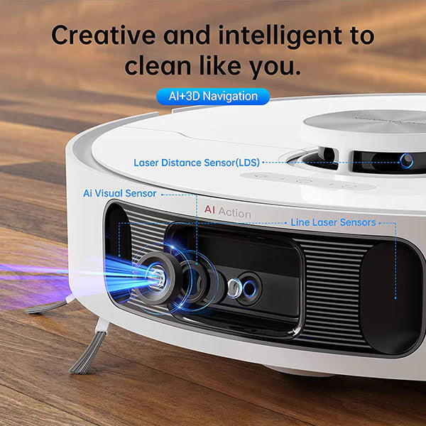 Dreame L10s Ultra Robotic Vacuum and Mop Cleaner (Auto Mop Cleaning and Drying, Self-Refilling, Self-Emptying Base Station)