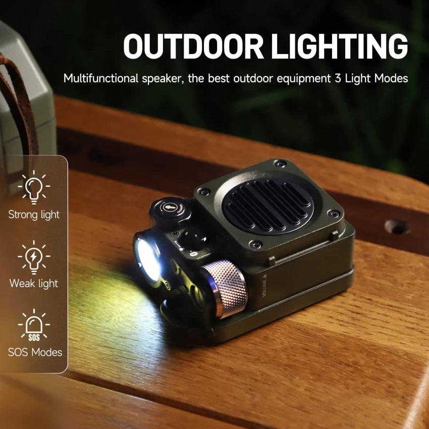 MUZEN Wild Mini Rugged Outdoor Portable Bluetooth Speaker - Green