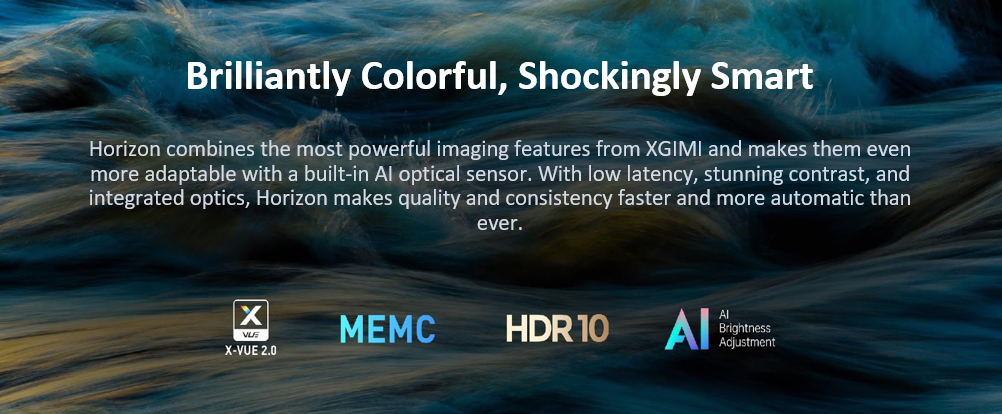 XGIMI Horizon Pro 4K Smart Projector (2200 ANSI Lumen, X-VUE 2.0, Dual Harman Kardon Speakers)