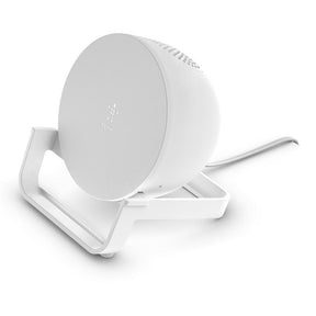 Belkin BoostUp Charge 10W Wireless Charging Stand + Speaker (White)