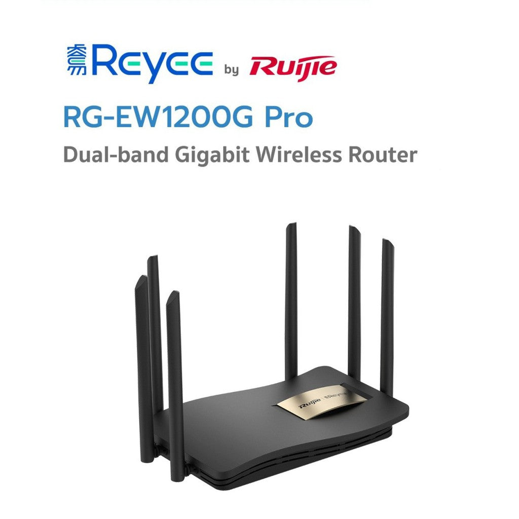 Ruijie Reyee RG-EW1200G PRO 1300M Dual-Band Gigabit Wireless Home Mesh Router