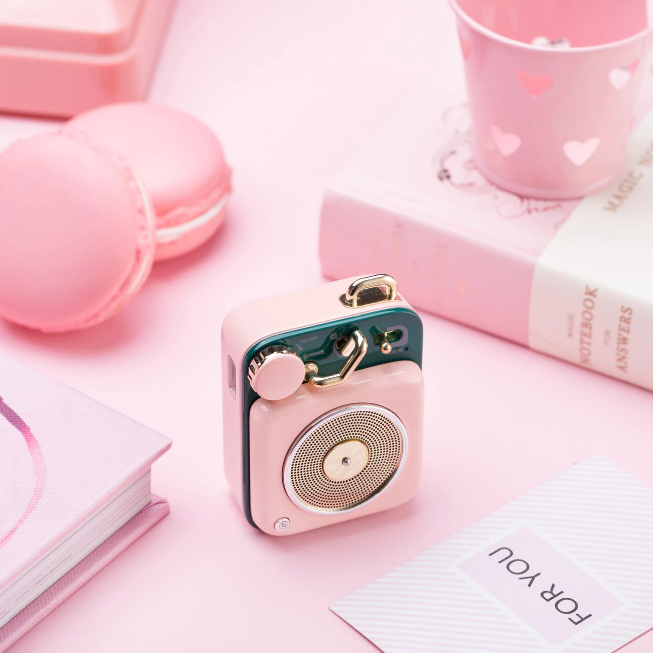 MUZEN Button Mini Bluetooth Speaker - Pink