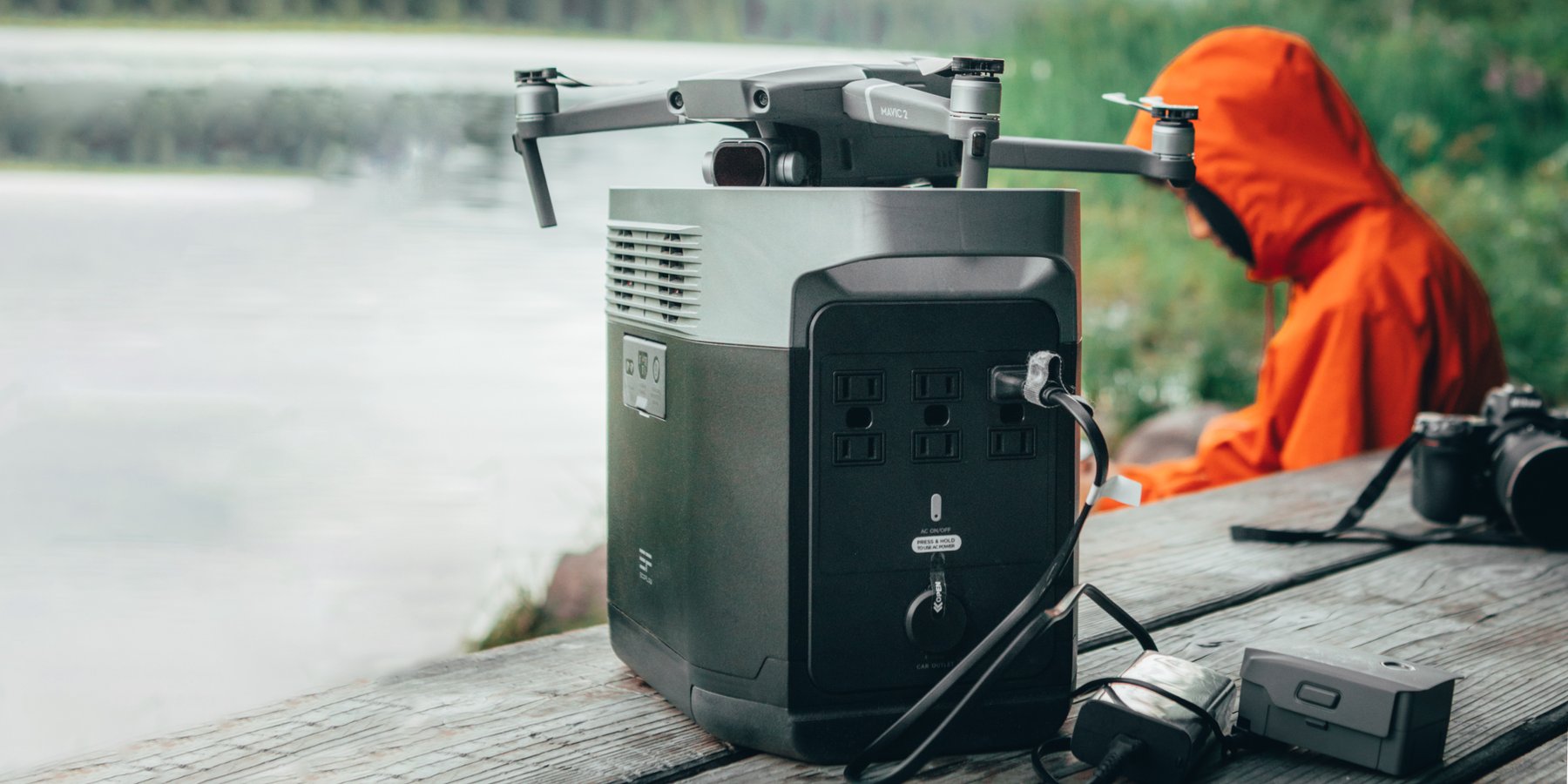 EcoFlow Delta 1300 Mobile Power Station,1800W, 1260Wh, Solar Panel Expandable