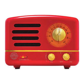 MUZEN OTR Metal FM Radio Bluetooth Speaker - Red