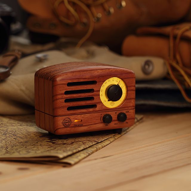 MUZEN OTR Wood FM Radio Bluetooth Speaker - Rosewood