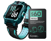 imoo Z6 Green Kids Smart Watch, Konec Mobile 6 month bundle