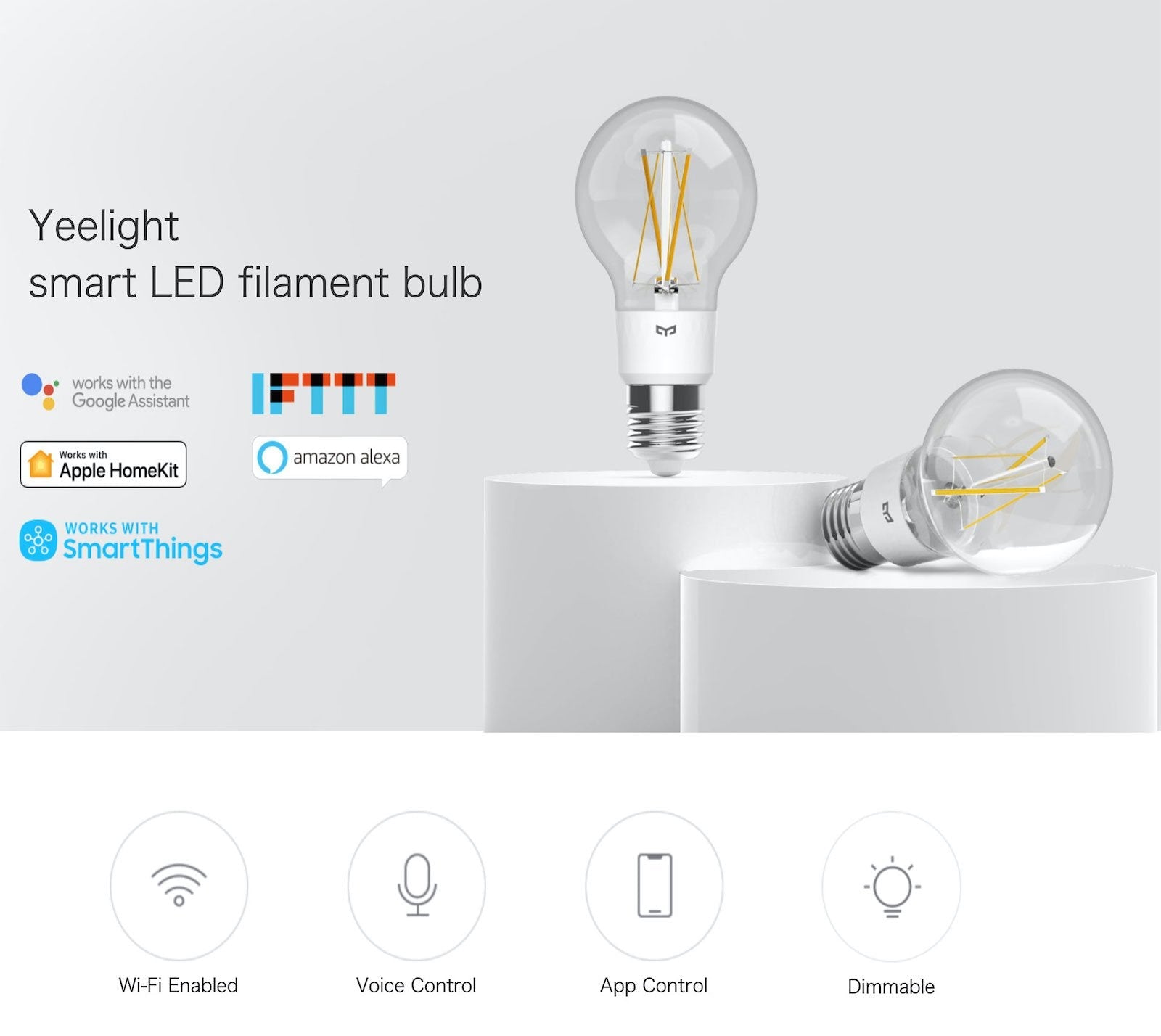 Yeelight Smart LED Filament Bulb (White)
