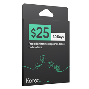 Konec 25 Essential SIM Starter Pack (Pre-Paid)