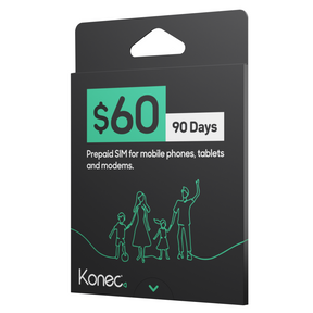Konec 60 45GB SIM Card Starter 90 Days Expiry (Pre-Paid)