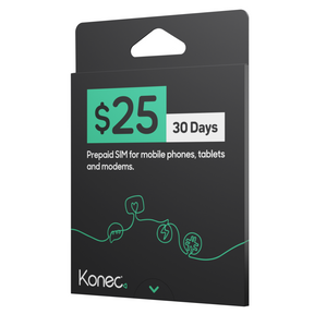 Konec 25 Essential SIM Starter Pack (Pre-Paid)